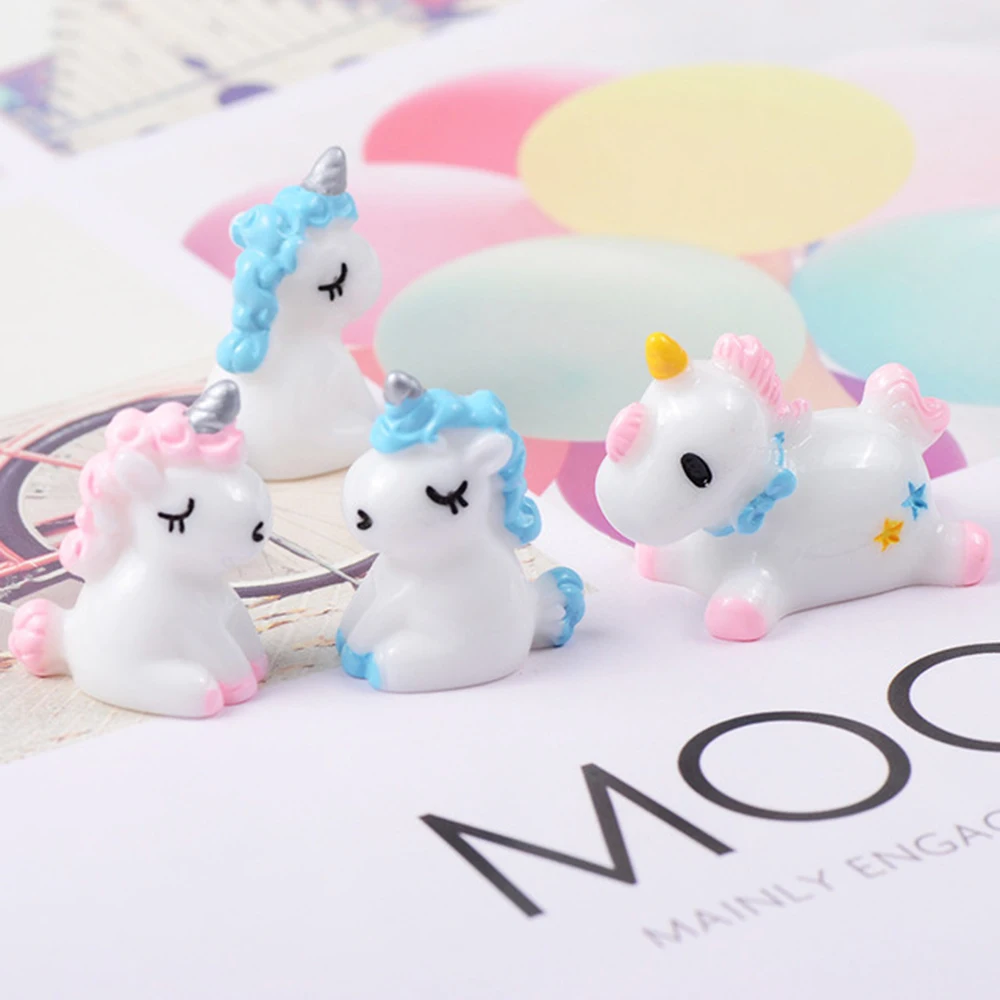 5 шт./партия креативные детские игрушки смола единорог глина Популярные Diy