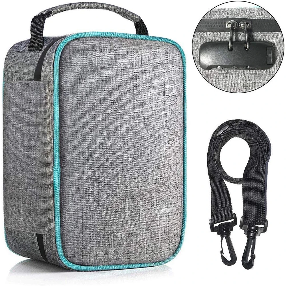 

Smell Proof Bag with Combination Lock Odor Proof Stash Case Container; Medicine Lock Box Bag Travel Storage Case