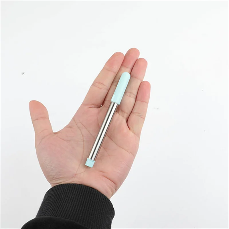 Черная технология вечная ручка Выдвижной карандаш для подписи металлический