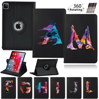 360 rotating case for ipad pro 11 2020 2018 pro 10 5 inch pu leather tablet cover for ipad 9 7 inch smart stand protective case