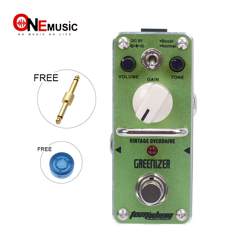 

Новинка, ароматизированный, зеленый, винтажный Overdrive, мини-аналоговый эффект, True Bypass | + Бесплатный разъем