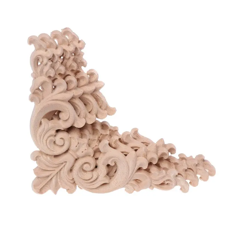 

Деревянные резные накладки для мебели OOTDTY 4 шт.