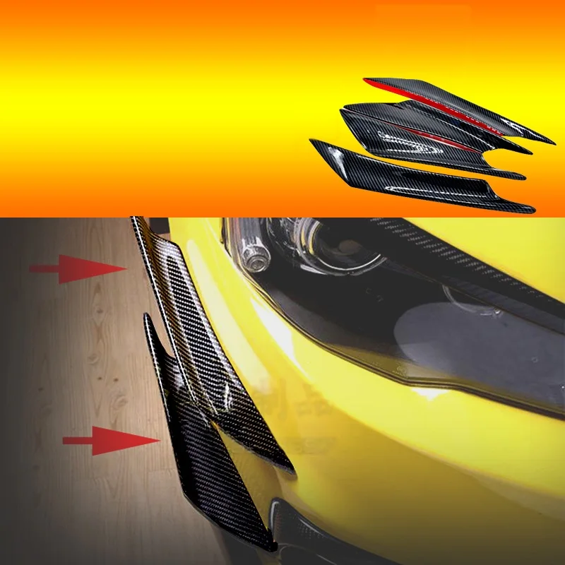 Диффузор Стайлинг передний элерон автомобиль тюнинг парашюты Delantero Aleron Trasero