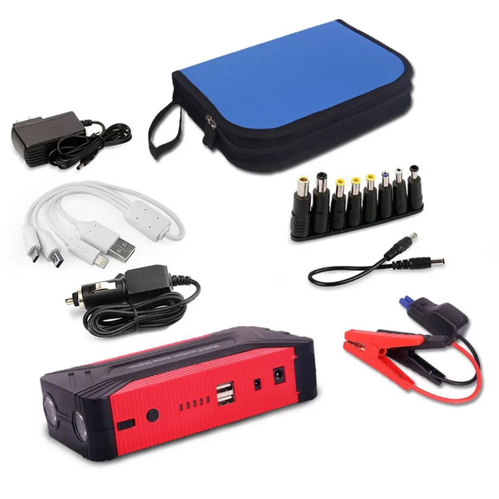 

Автомобильное пусковое устройство компактного размера, 12 В, 82800 мАч, 600 А, автомобильное зарядное устройство для автомобильного аккумулятор...