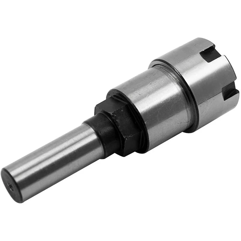 

1/2 Inch Shank Router Collet Extension Chuck Converter Adapter, Router Bit Convert 1/2-Inch & 1/4-Inch Shank Bits