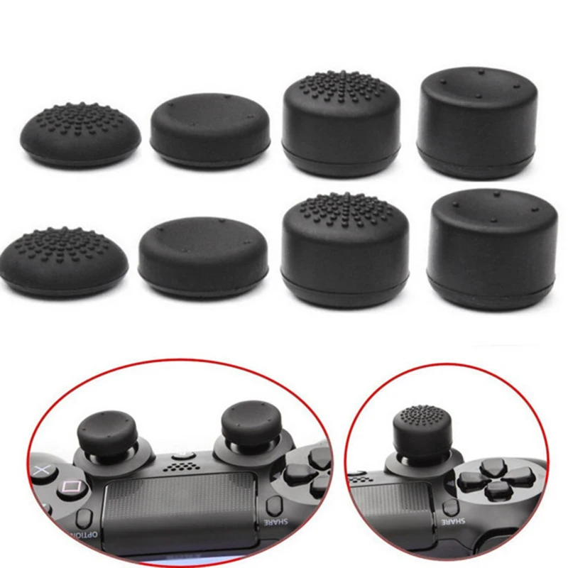 

8 PCS Thumb Stick Grips Caps Joystick Cap Cases Slim Silicone Analog Thumbstick Grips Cover For Xbox PS3/PS4/PS4 Pro Accessories