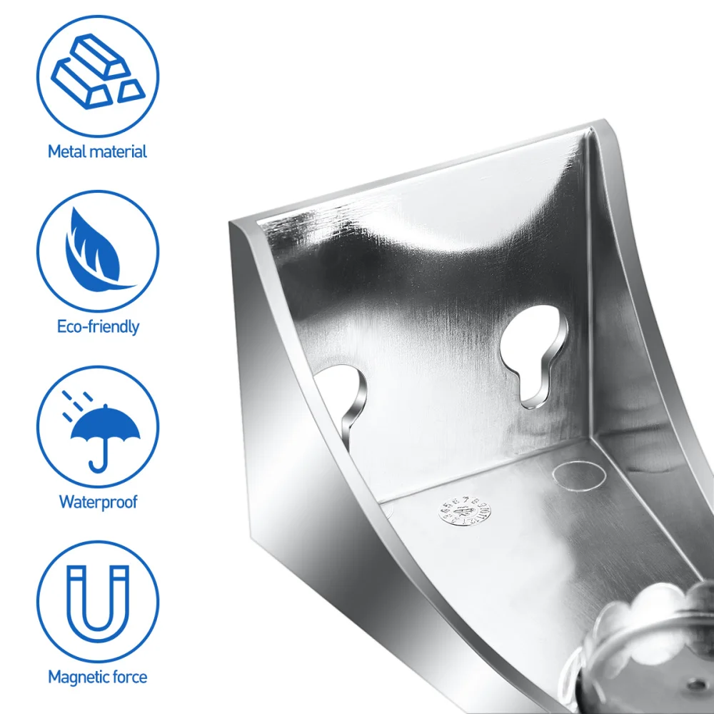 

TOPBATHY 3pcs Magnetic Soap Holder Strong Suction Soap Container Soap Dispenser Wall Attachment