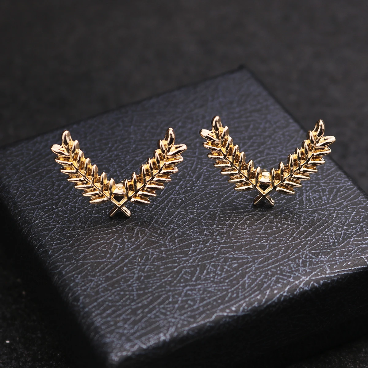i-Remiel Gold Metal Wheat Ears Collar Clip Pin Brooch Lapel Pins Badge Fashion Jewelry Accessories for Men and Women | Украшения и