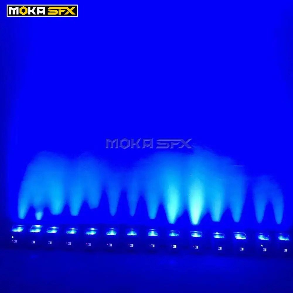 6*18 Вт RGBWA UV 6в1 светодиодный светильник Wi-Fi, DMX512 и пульт дистанционного управления, длинный рабочий светильник