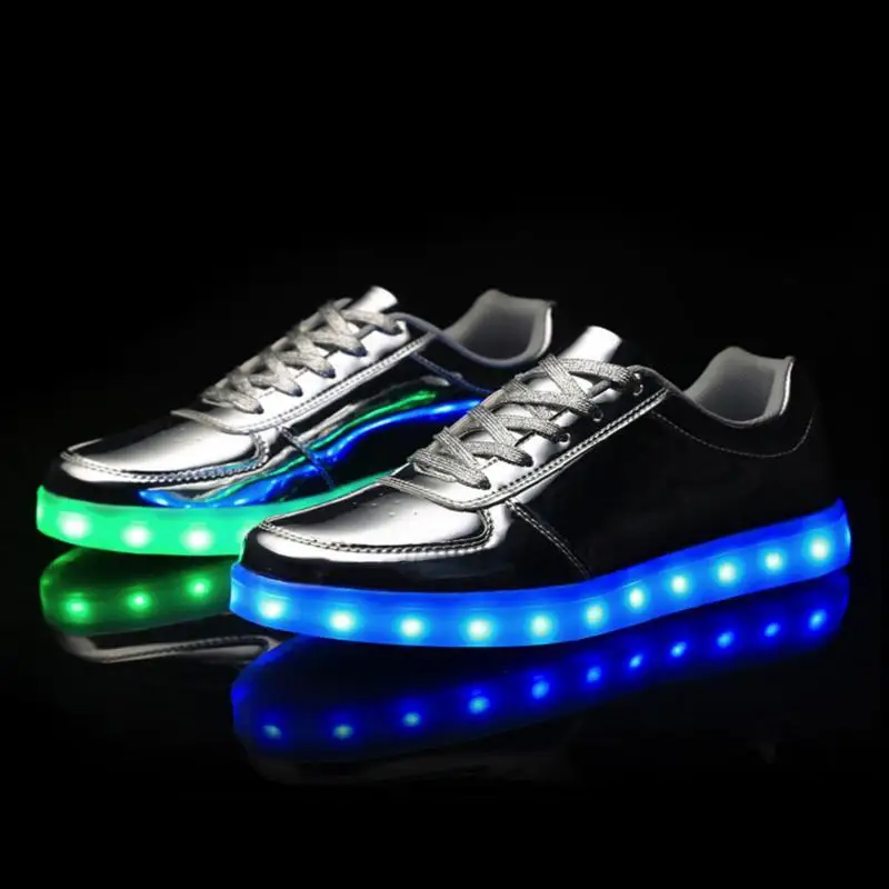 USB charge Led Shoes Dance Shoes s for Adults Size 35-46 Glowing Party With Hot Selling | Обувь