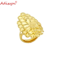 adixyn jewelry for women 2021 gold color free size ring dubai arab ethiopian jewellry african party gifts n11046