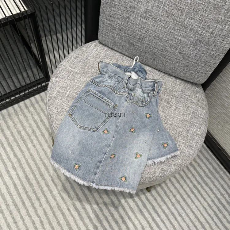 2021 new women fashion sexy elastic waist decoration color stripe stitching all-match mid-length skirt 507
