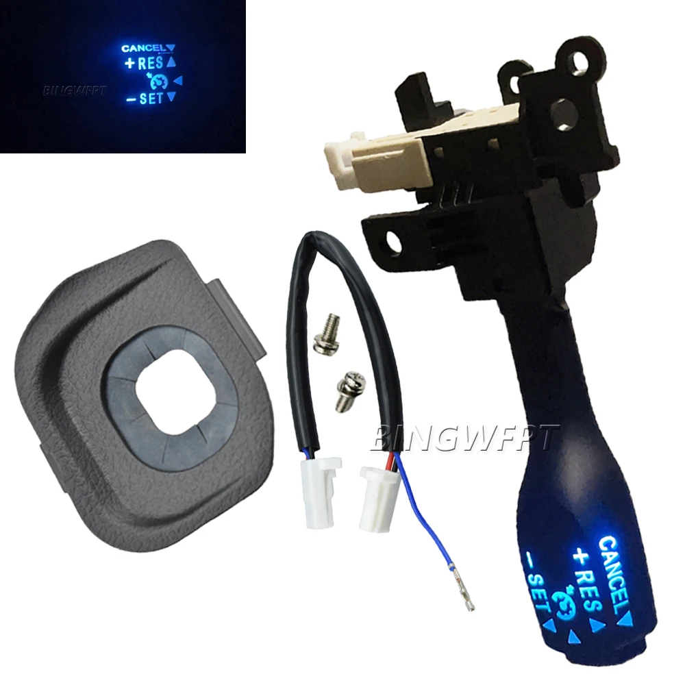 

Переключатель круиз-контроля на руль с сисветильник кой для Toyota Hilux Revo Fortuner SR5 M70 M80 84632-34011 45186-0K120-C0 2015