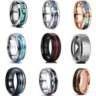 Мужские кольца 8 мм, Новое поступление 2022, модные ювелирные изделия, простые подвески, Свадебные обручальные кольца для мужчин, Рождественский подарок