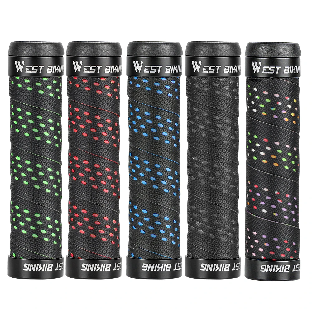 

1 Pair MTB Road Cycling Bicycle Handlebar Cover Grips Rubber Anti-slip Bike Handle Grip Lock Bar