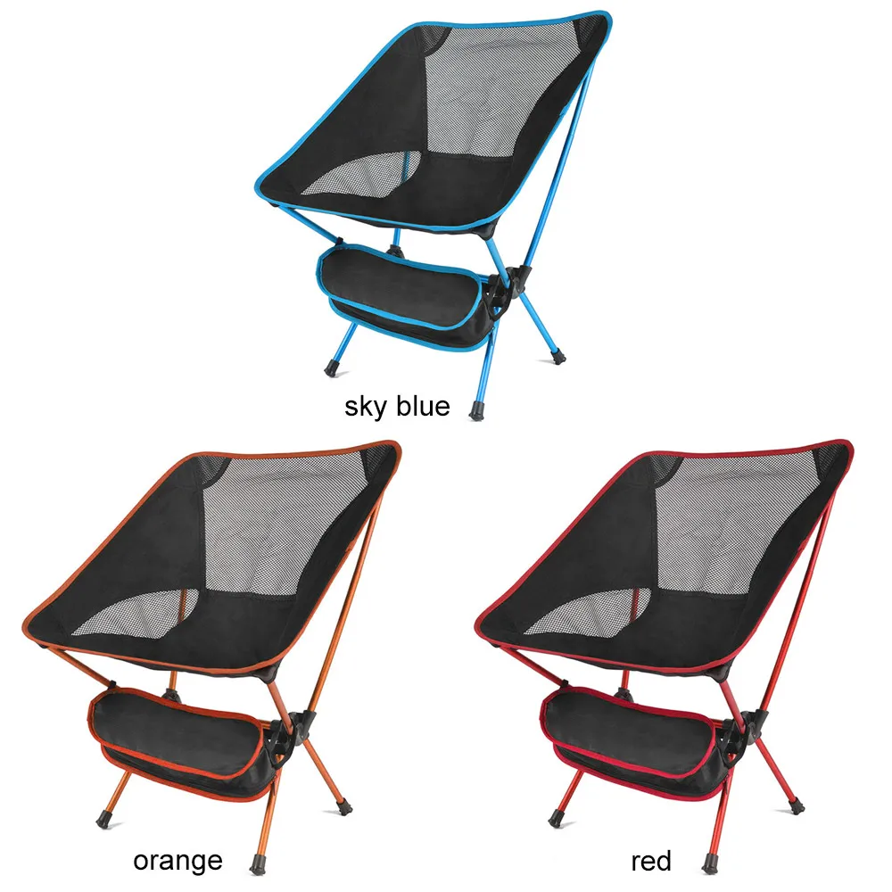 Folding Stool Camping Chair Hiking Travel Aluminum Alloy Oxford Cloth Durable Portable Practical Seat Outdoor Small Bench | Спорт и