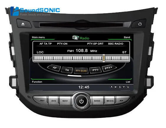 Автомагнитола для Hyundai HB20 мультимедийная система на Android 4.4.4 с сенсорным экраном