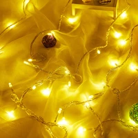 102040 led aa battery operated led string lights for xmas garland party wedding decoration christmas flasher fairy lights