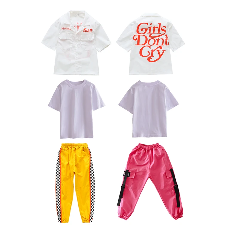 Джаз для мальчиков современные танцевальные костюмы белая футболка штаны бега