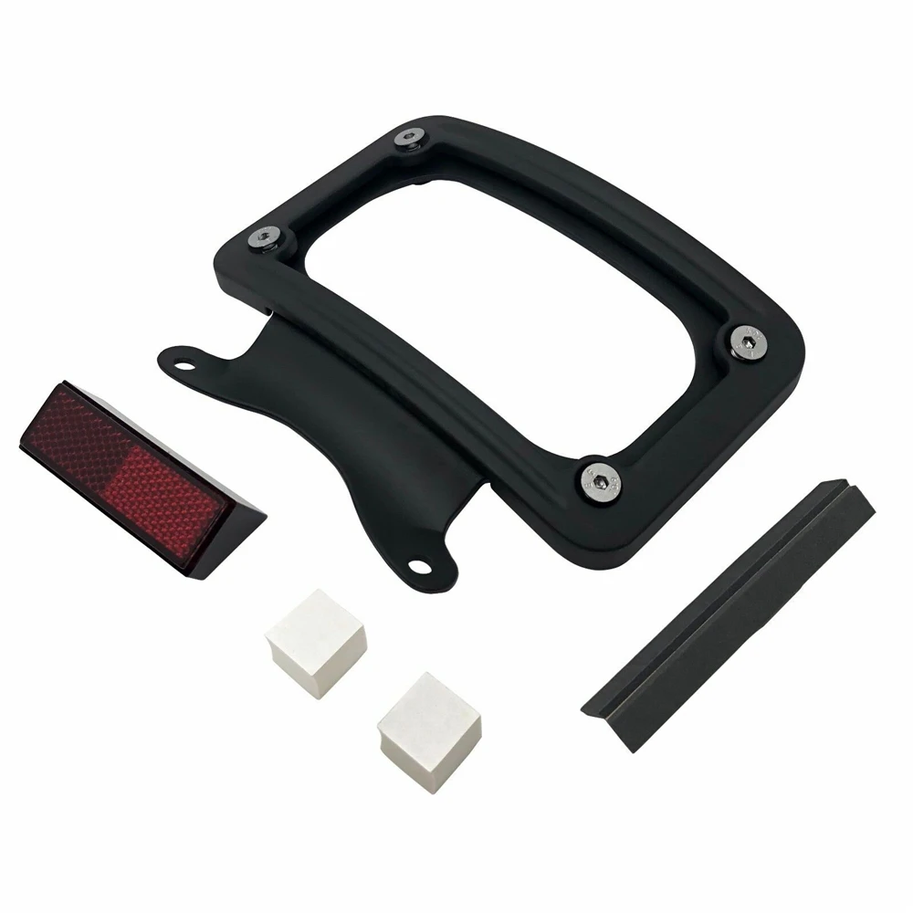 Aftermarket free shipping motorcycle parts Black License Plate Bracket For Harley-Davidson FLHX FLHXS FLHXSE FLTRX FLTRXS | Автомобили и