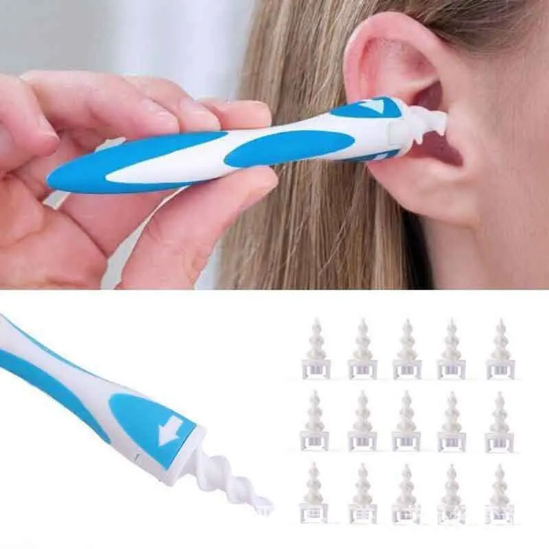 

Ear Cleaner 16 Replacement Tips Earpick Easy Ear Wax Remover Spiral Earwax Cleaner Health Ear Cleaner Hearing Aid Ear Care Tools