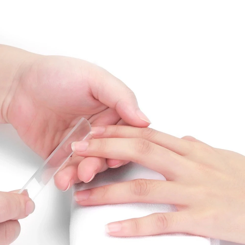 Профессиональный салон пилочка из закаленного стекла для ногтей шлифовальный