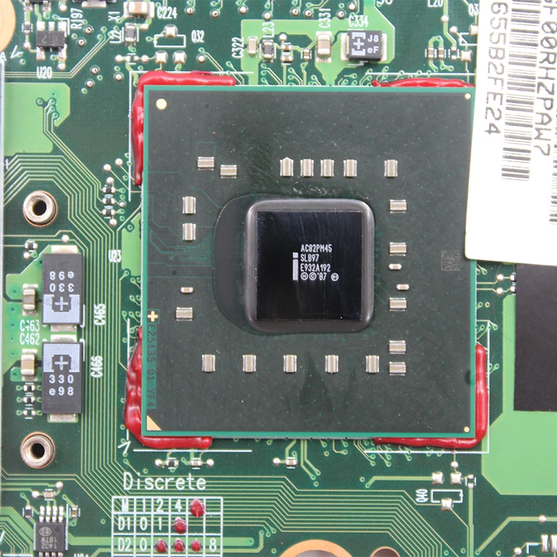 Для hp 4410s 4411S 4510S 4710S ноутбук материнская плата MB PGA 478 PM45 DDR2 574508-001 аккумулятор большой емкости 6050A2252701-MB-A03