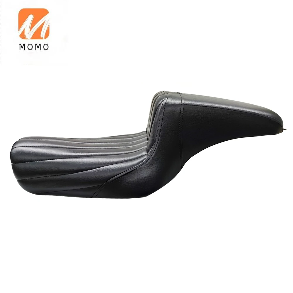 

Motorcycle Black Leather Cushion Two Up Driver Front Rear Passenger Seat For Harley Sportster 2018-2020 1200C 883N