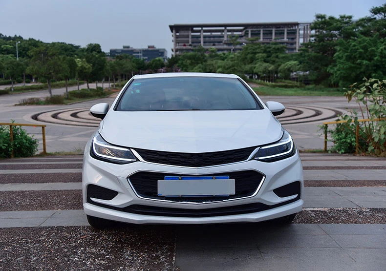 Светодиодный головной фонарь с ангельскими глазами для Chevrolet Cruze светодиодный головной светильник s передний светильник с желтым поворотным сигналом и биксеноновым проектором