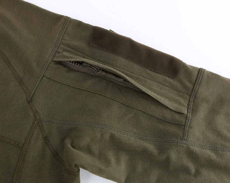 ACS Type II Sports Men's Military Green Frog Suit Tactical OD Green Long Sleeve Top Cotton Elastic Outdoor Frog Skin