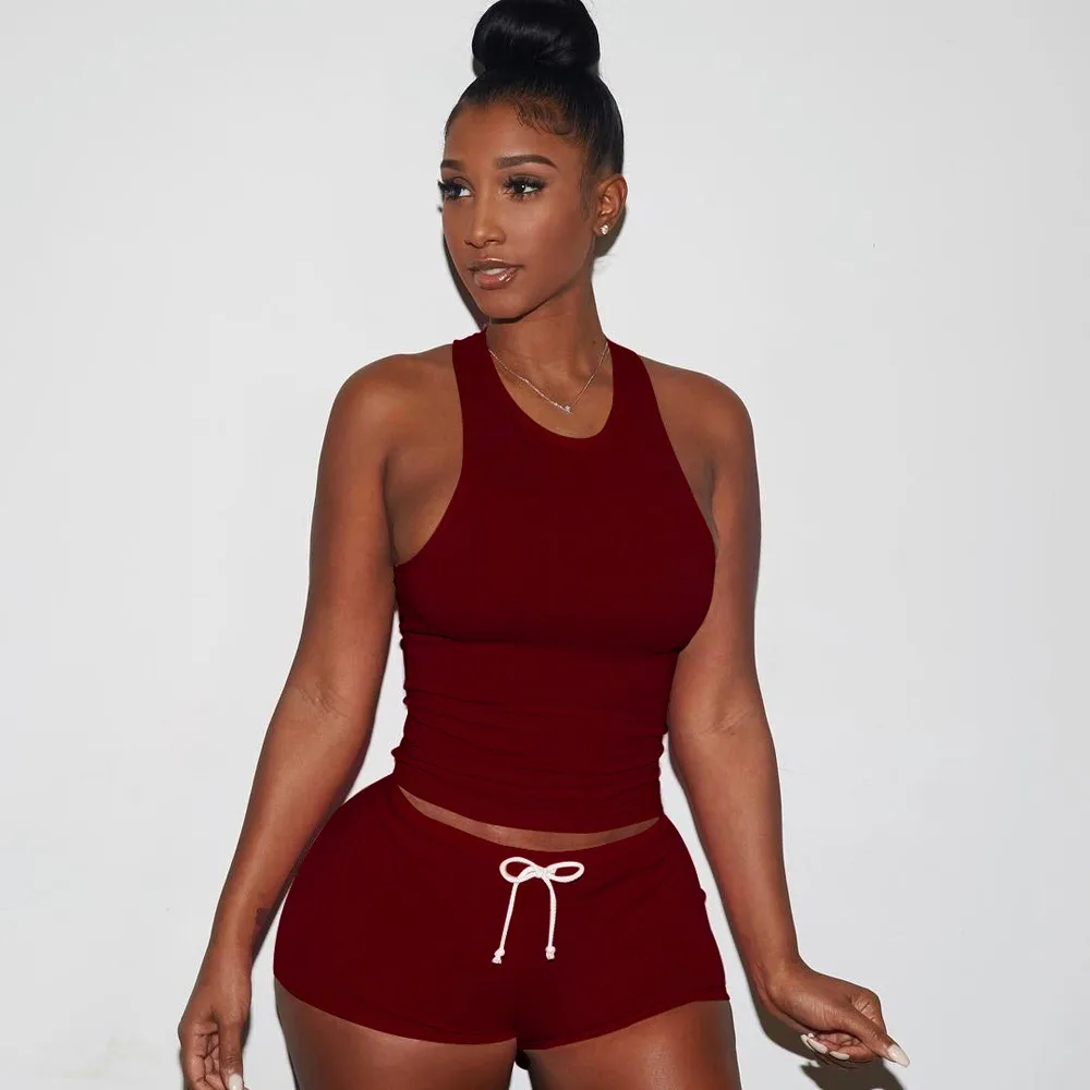 Женский комплект для йоги из 2 предметов женский пояс бюстгальтер без рукавов