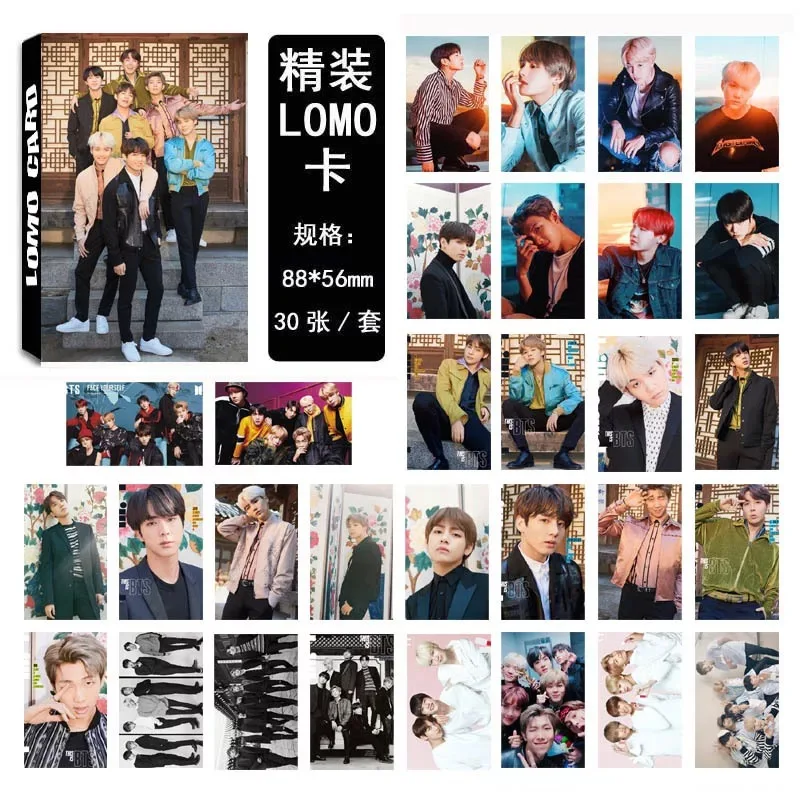 Южнокорейские группы K POP Bangtan Boys плакат ломо карты Фотокарточка LOVE Yourself карта