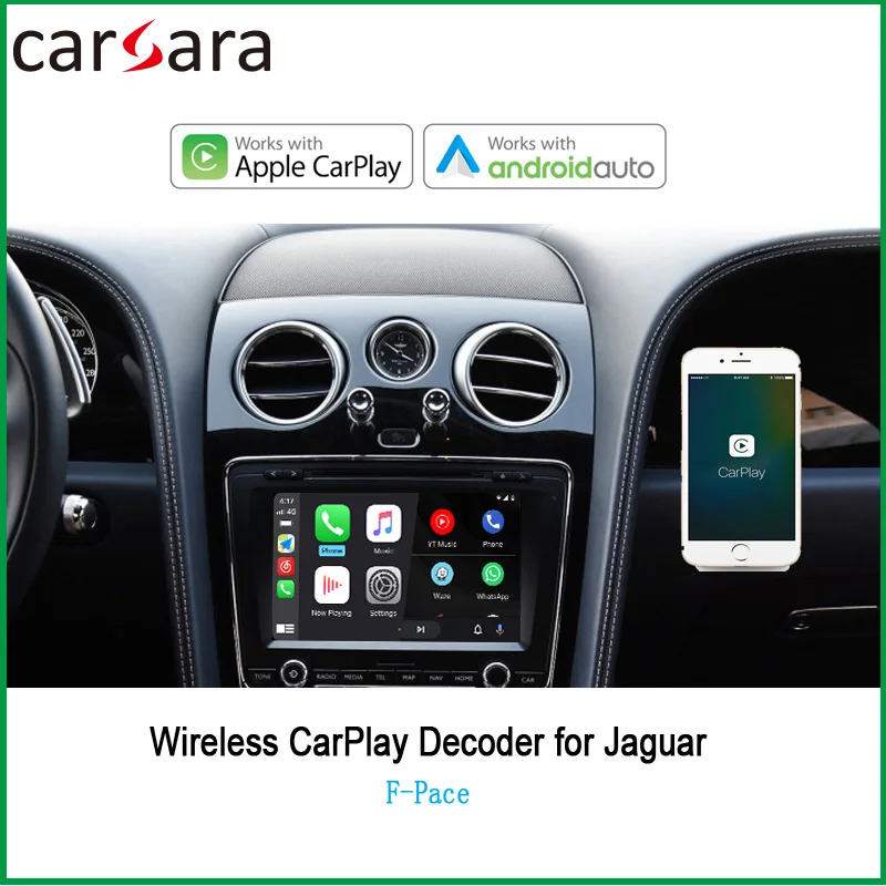Günstig AndroidAuto Drahtlose CarPlay Für Jagu Ar F-Tempo 2015 AirPlay Phonelink Box Auto Eelectronic GPS Spiegel Link WIFI Bluetooth Box