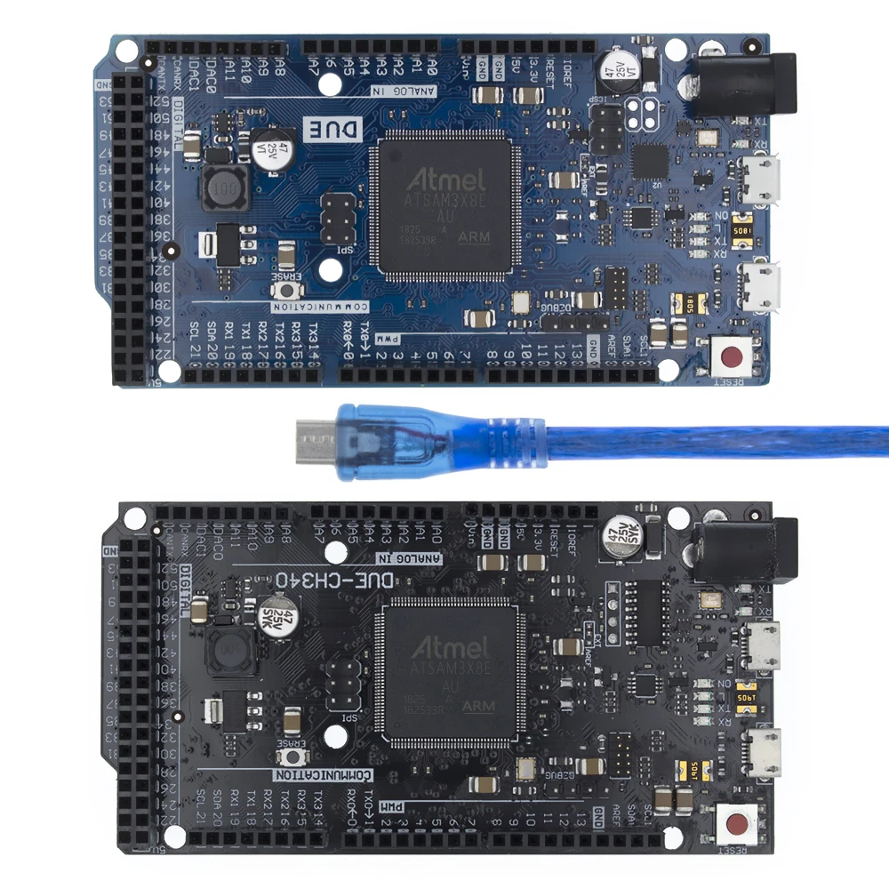 Из-за R3-CH340/DUE R3 плата-ATMEGA16U2/CH340G ATSAM3X8E ARM Главная плата управления с 50 см USB кабель для arduino