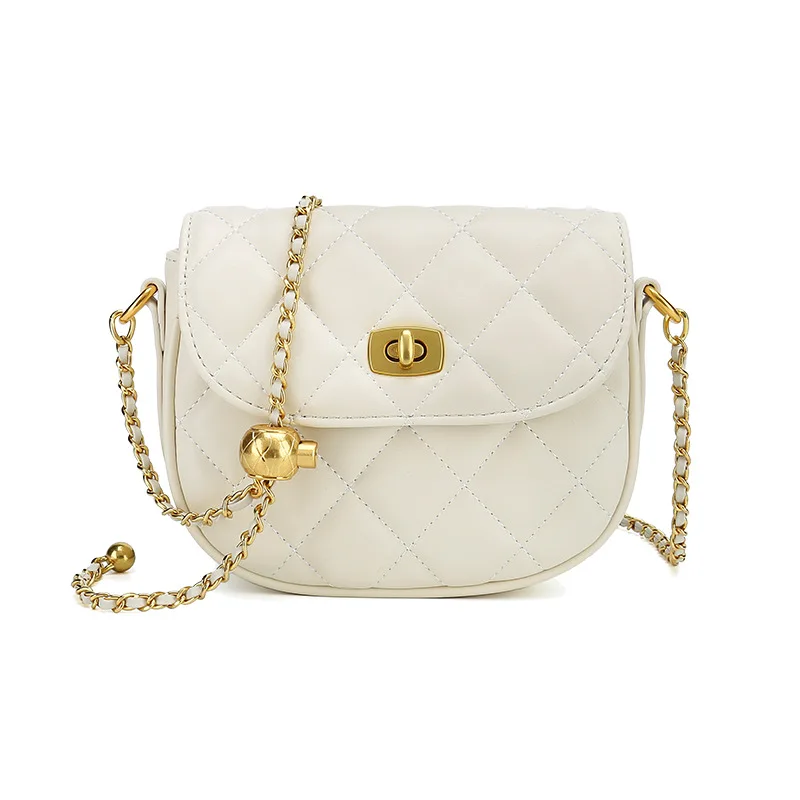 

Bag Women 2021 New Diamond Chain Small Bag Simple Messenger One Shoulder Small Square Bag Lipstick Bag