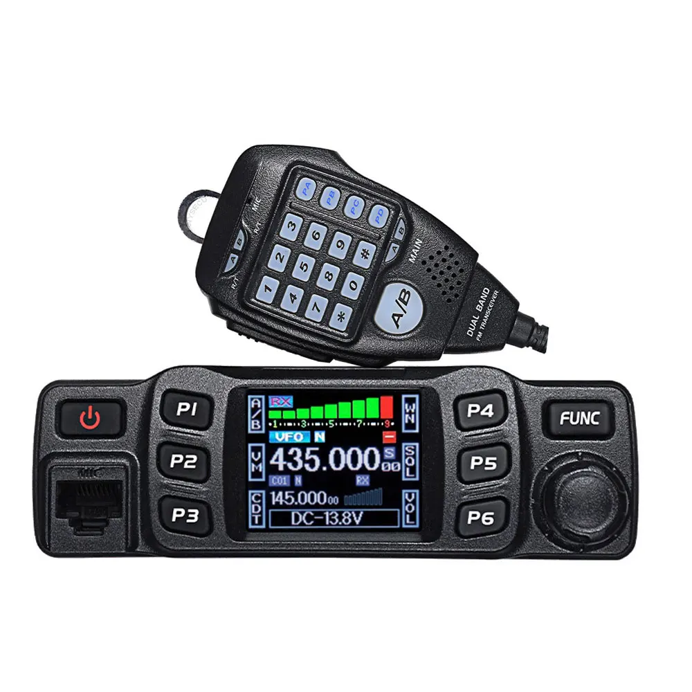 NEW AnyTone AT-778UV 25W Dual Band 136-174 & 400-480MHz Amateur Radio 200 channels Walkie Talkie mini Mobile Radio