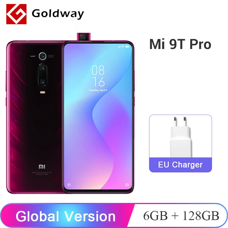 Глобальная версия Xiaomi mi 9T Pro(Red mi K20 Pro), 6 ГБ ОЗУ, 128 Гб ПЗУ, мобильный телефон, Восьмиядерный процессор Snapdragon 855, камера 48 МП
