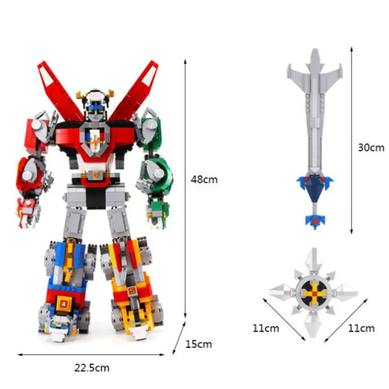 Voltron защитник Вселенной модель 2334 шт. войны &quot конструкторные блоки Детские
