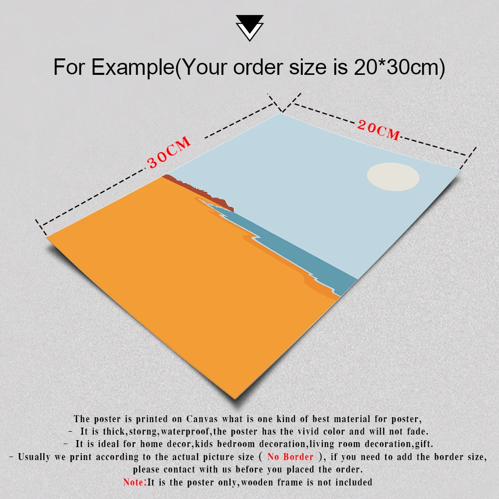 Винтажный постер в скандинавском стиле путешествия города Сан-Франциско Золотые