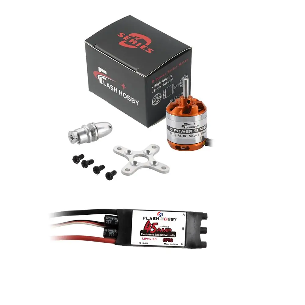 Бесщеточный мотор с внешним ротором FlashHobby D2836 750KV 880KV 1120KV 1500KV 2 4S|Детали и