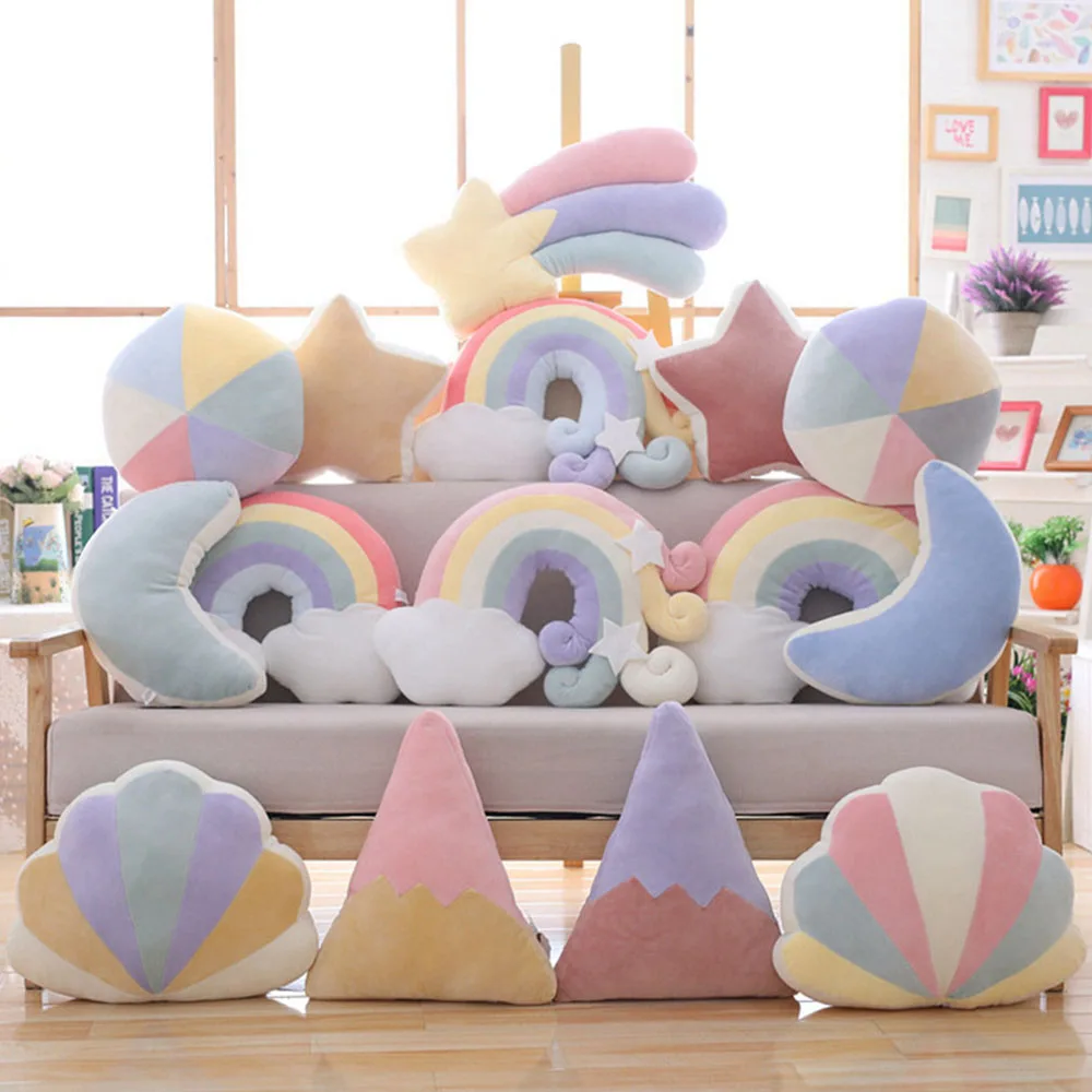 Подушка для сна на диване мягкая теплая подушка украшения детской комнаты со