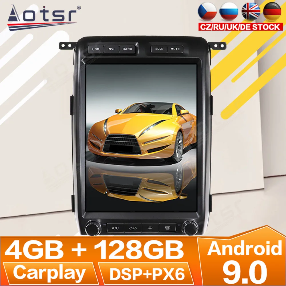 

Carplay For Ford F150 2009 2010 2011 2012 Android Radio Multimedia Car Cassette Recorder Stereo Player Tesla GPS Navi Head Unit