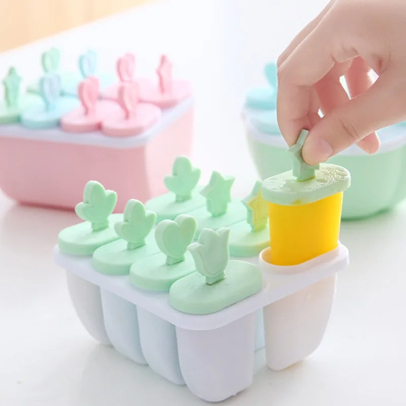 6/8 ячеек форма для мороженого кухонная утварь инструменты зеркальная деталь