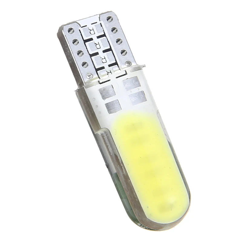 Автомобильный T10 Ширина светильник 10 шт. AC/DC 12V W5W COB светодиодный 6 Вт интерьера