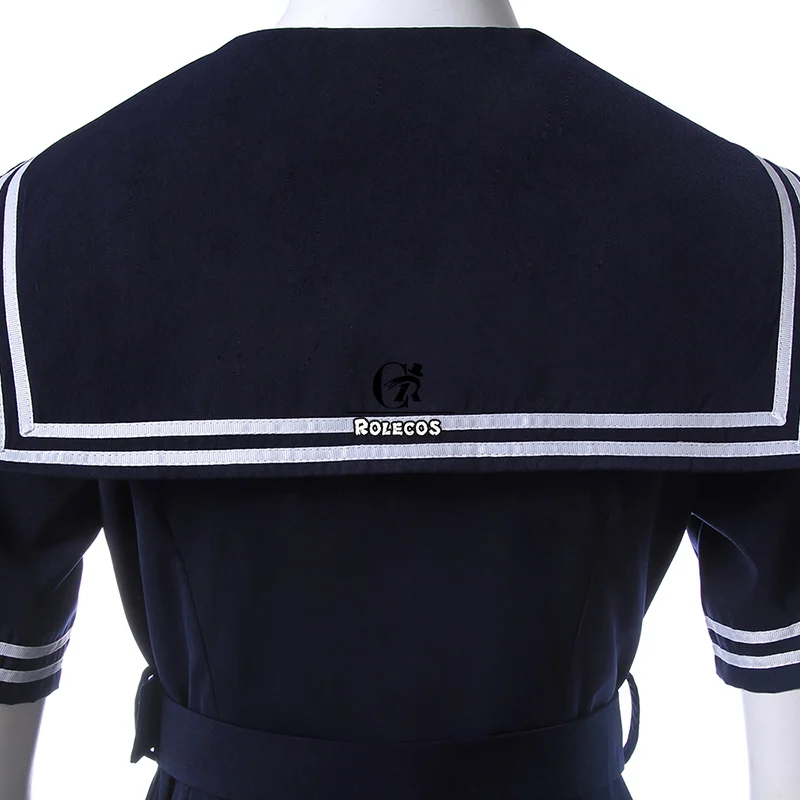 ROLECOS японская JK школьная форма матроска Косплей костюмы темно синее длинное