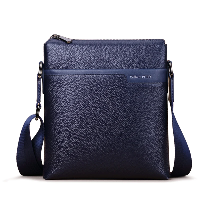 Кожаная сумка дизайнерская сумка-мессенджер из воловьей кожи модная через плечо