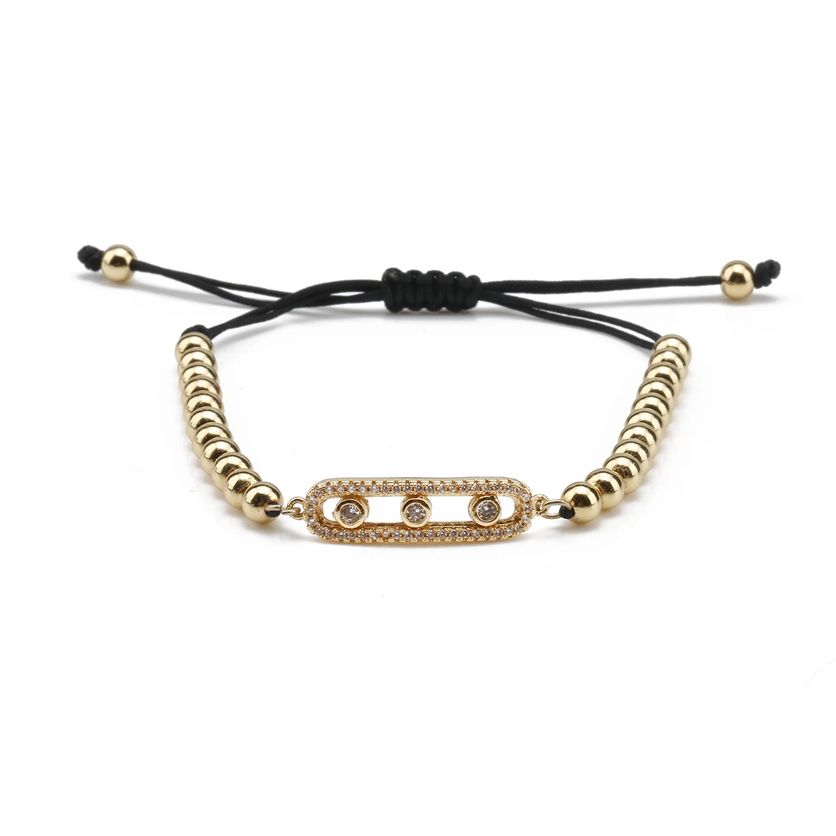 Браслет с кубическим цирконием для мужчин и женщин 5 мм из меди латуни | Украшения