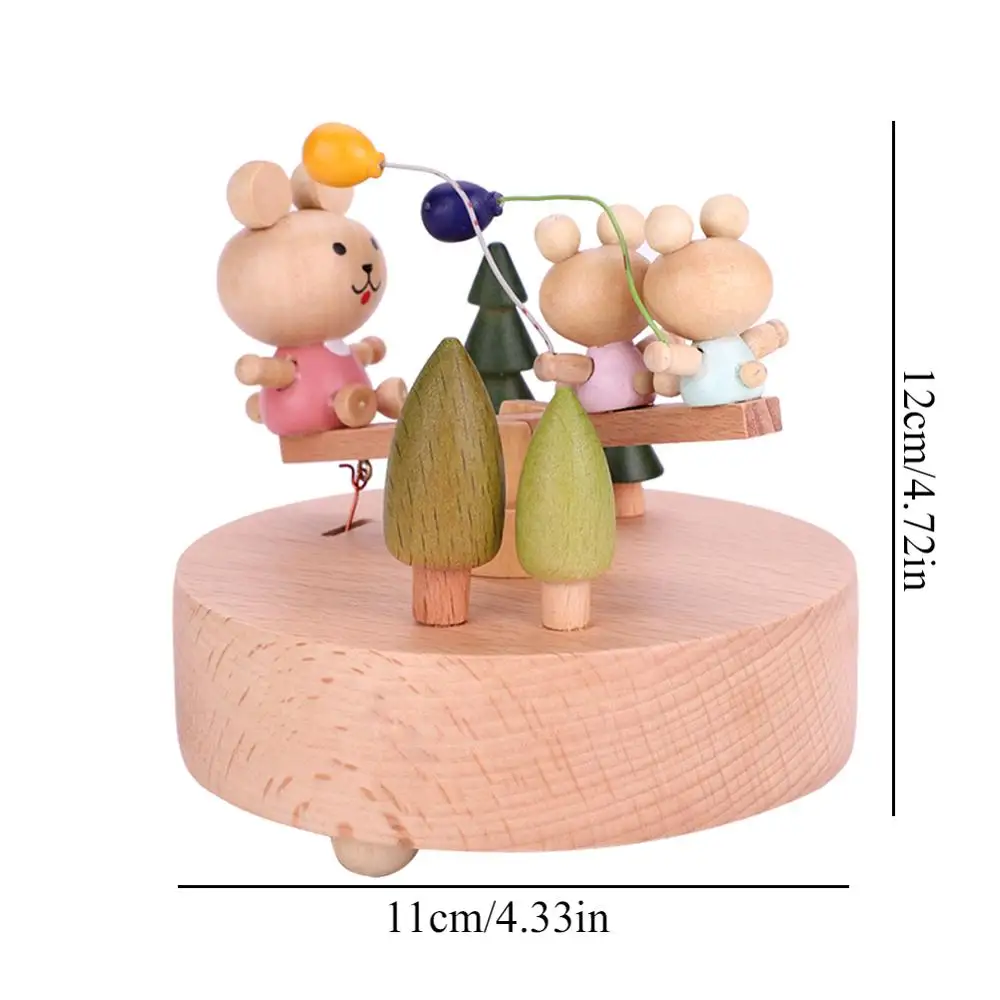 Винтажная Деревянная Музыкальная Коробка деревянные поделки изысканный подарок