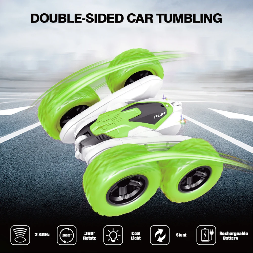 GoolRC радиоуправляемые трюковые автомобили для детей с поворотом на 360 °