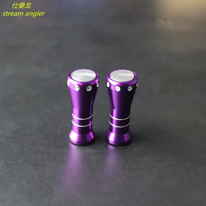 purple 2 Алюминиевый сплав капли воды колеса коромысла ручка аксессуары с карбоновой ручкой подходит для рекламы - Цвет: purple 2